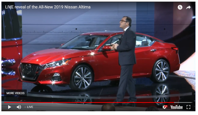 Illustration for article titled So Nissan launched the new Altima if anybody cares...